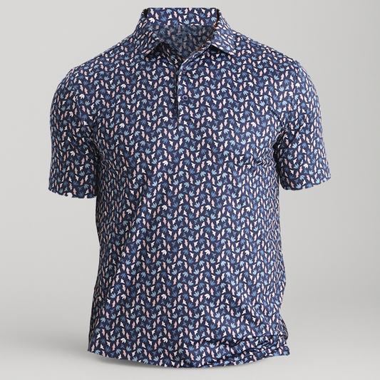 BIRDIE PRINTED POLO