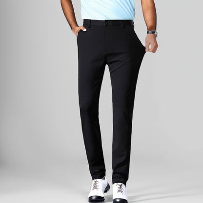 PRO STRETCH GOLF TROUSERS - BLACK