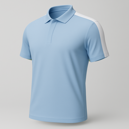APPROACH POLO - LIGHT BLUE / GREY
