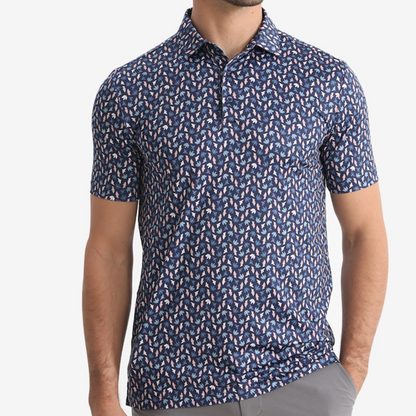 BIRDIE PRINTED POLO